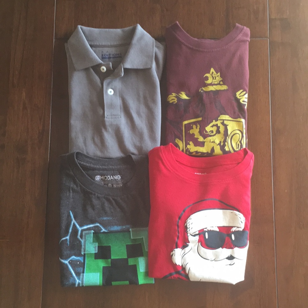 Boys size Medium 8 shirt bundle